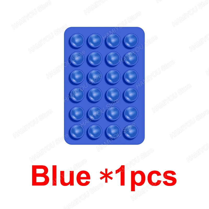 1Pc Sticky Phone Grip Silicone Suction Pad octobuddy Phone Accessories Mobile Silicone Suction Cup Rubber Suction Phone Holders