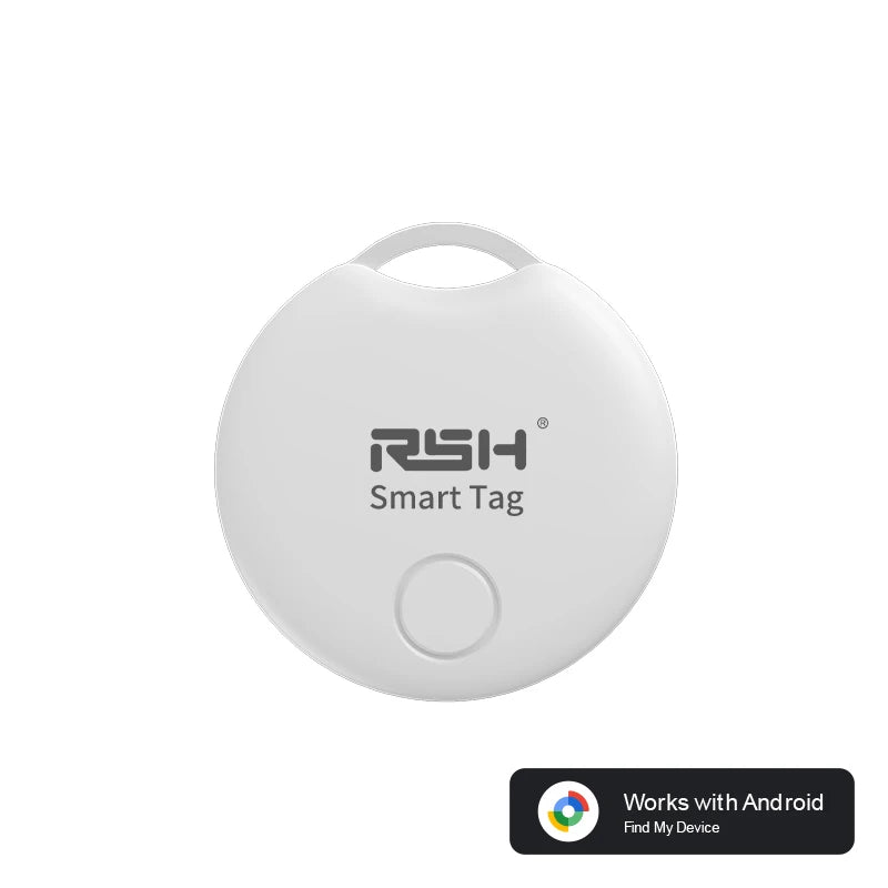 Rsh rastreador gps inteligente para etiqueta android, funciona com android, google, encontrar meu aplicativo, localizador de chave, etiqueta inteligente para xiaomi samsung