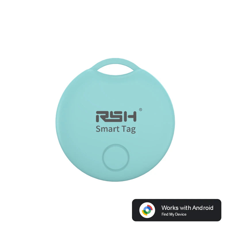 Rsh rastreador gps inteligente para etiqueta android, funciona com android, google, encontrar meu aplicativo, localizador de chave, etiqueta inteligente para xiaomi samsung