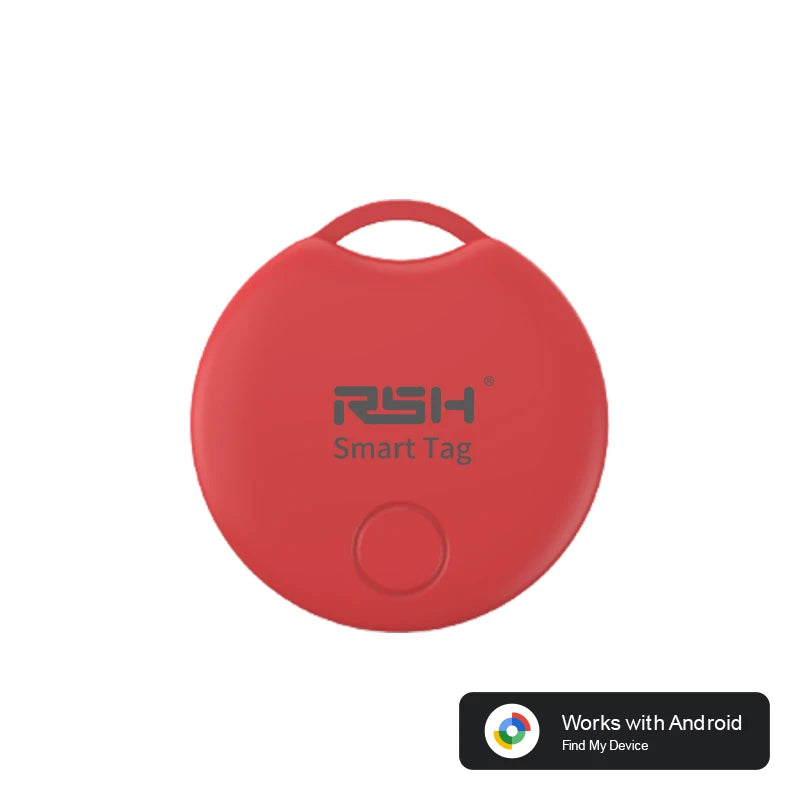 Rsh rastreador gps inteligente para etiqueta android, funciona com android, google, encontrar meu aplicativo, localizador de chave, etiqueta inteligente para xiaomi samsung