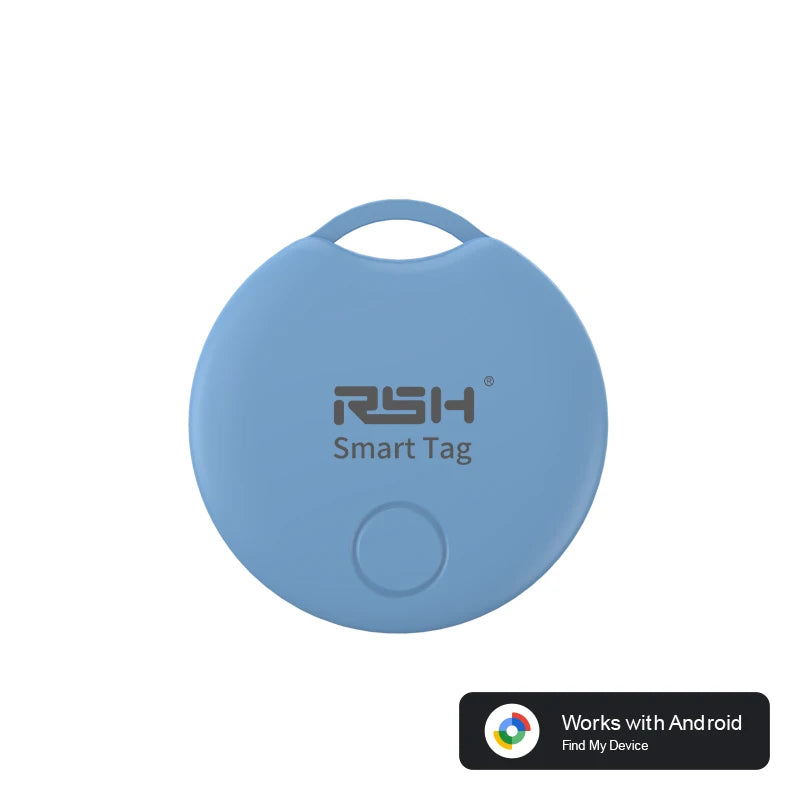 Rsh rastreador gps inteligente para etiqueta android, funciona com android, google, encontrar meu aplicativo, localizador de chave, etiqueta inteligente para xiaomi samsung