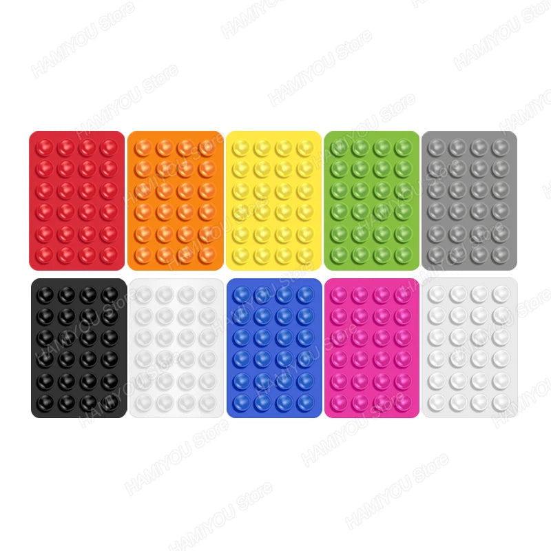 1Pc Sticky Phone Grip Silicone Suction Pad octobuddy Phone Accessories Mobile Silicone Suction Cup Rubber Suction Phone Holders