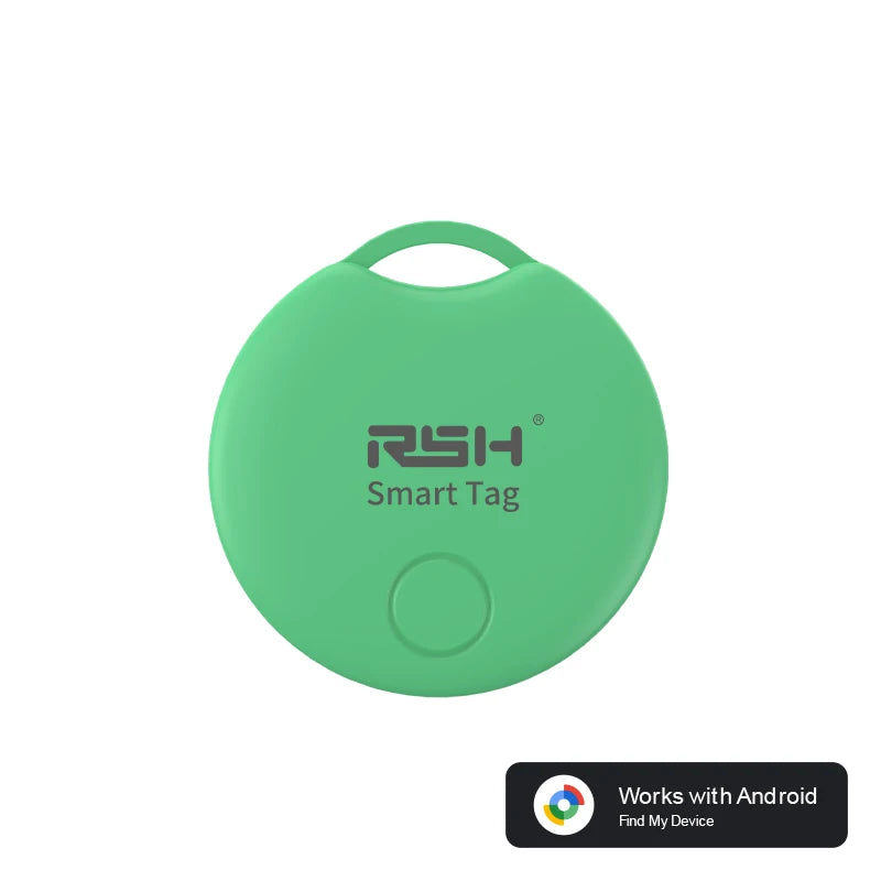 Rsh rastreador gps inteligente para etiqueta android, funciona com android, google, encontrar meu aplicativo, localizador de chave, etiqueta inteligente para xiaomi samsung