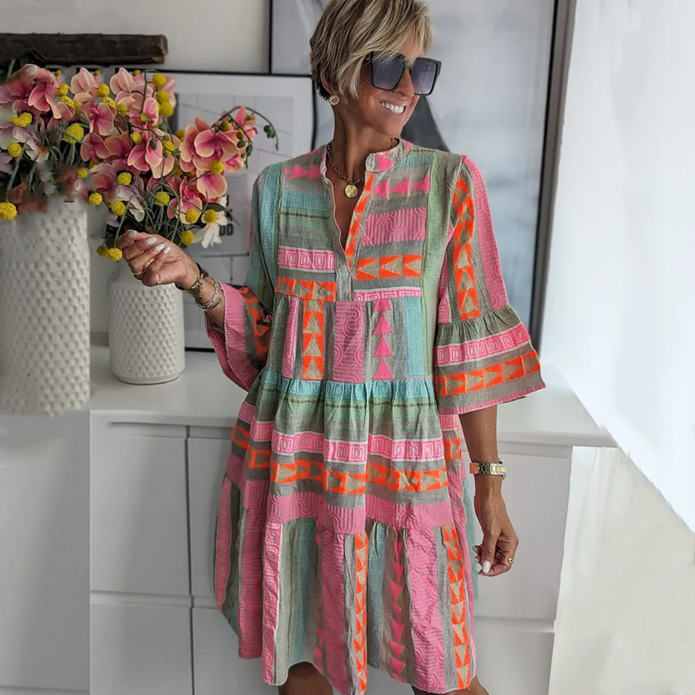 LILY Robe de printemps élégante