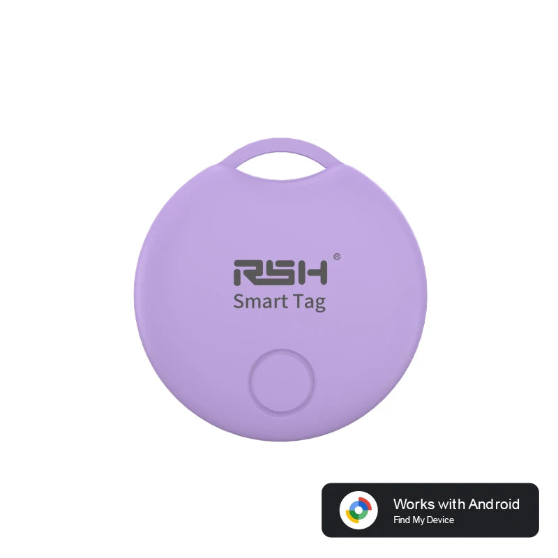 Rsh rastreador gps inteligente para etiqueta android, funciona com android, google, encontrar meu aplicativo, localizador de chave, etiqueta inteligente para xiaomi samsung