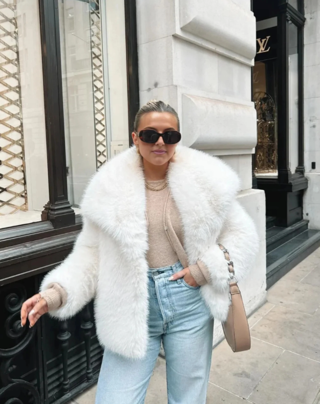 JANEY | Manteau Teddy