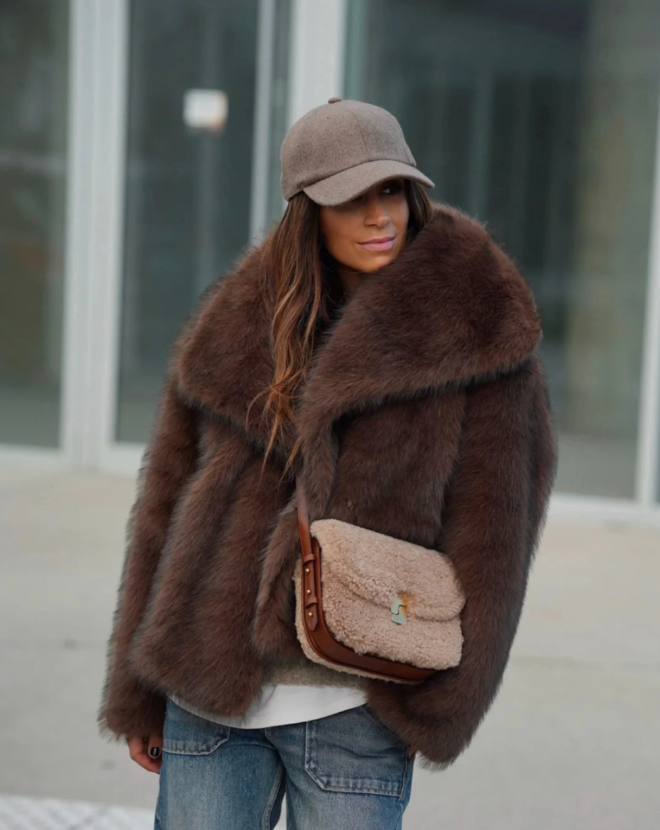 JANEY | Manteau Teddy