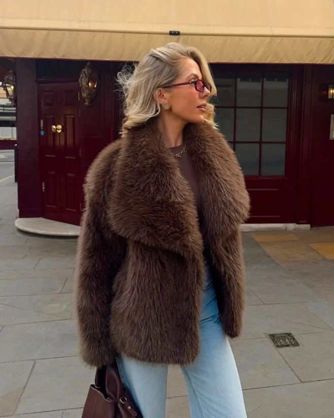 JANEY | Manteau Teddy