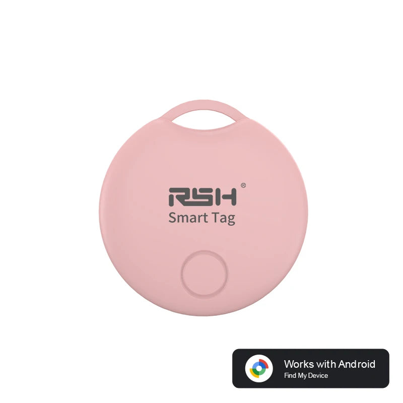 Rsh rastreador gps inteligente para etiqueta android, funciona com android, google, encontrar meu aplicativo, localizador de chave, etiqueta inteligente para xiaomi samsung
