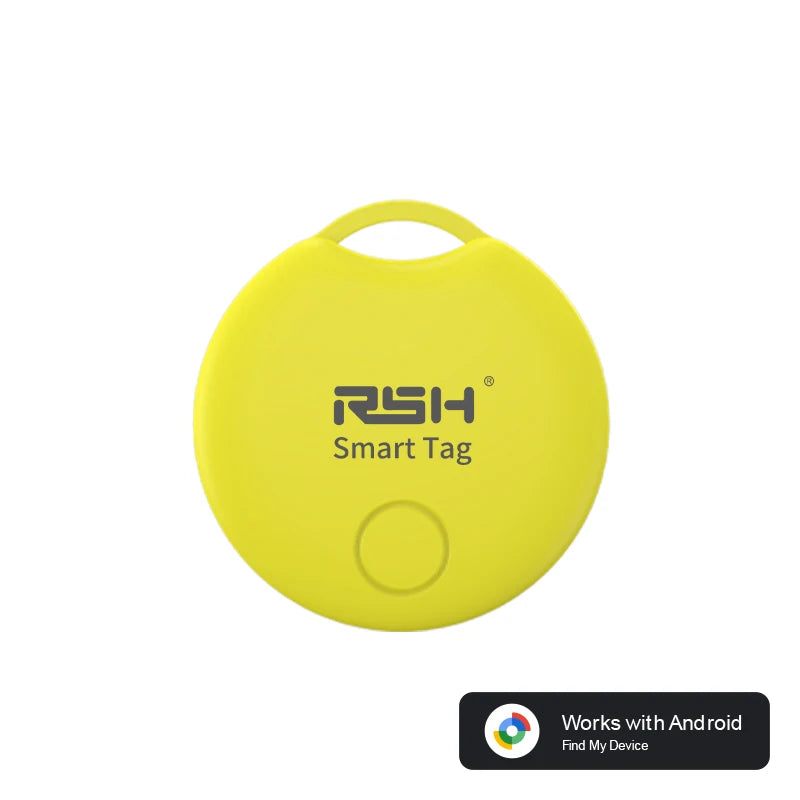 Rsh rastreador gps inteligente para etiqueta android, funciona com android, google, encontrar meu aplicativo, localizador de chave, etiqueta inteligente para xiaomi samsung