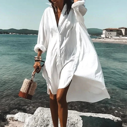 JOANNE - Robe chemise fluide et tendance