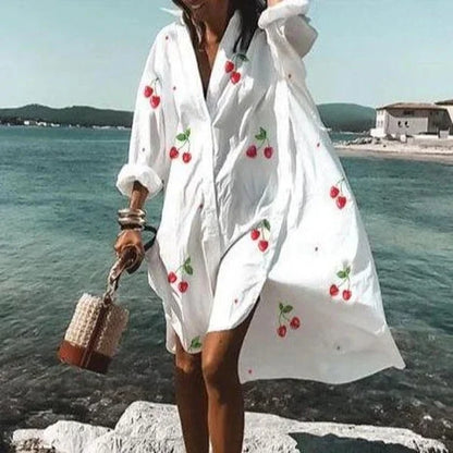 JOANNE - Robe chemise fluide et tendance