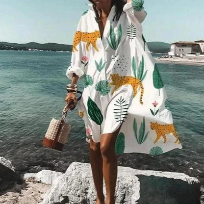 JOANNE - Robe chemise fluide et tendance