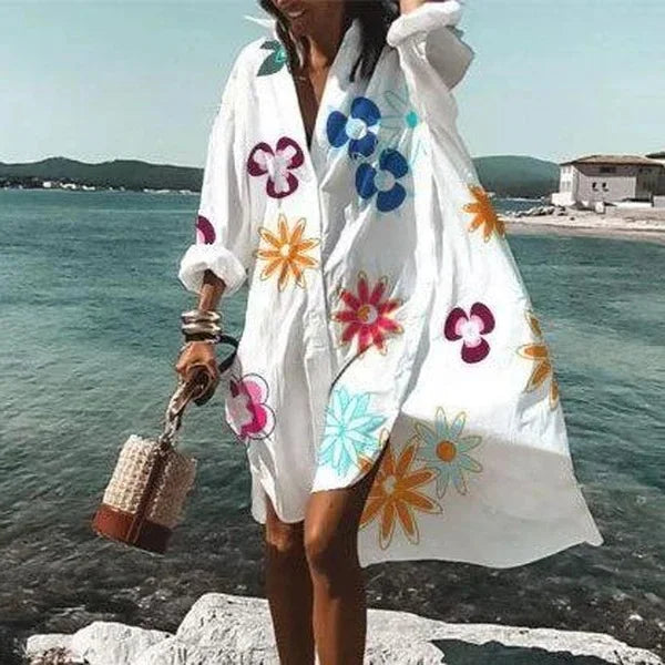 JOANNE - Robe chemise fluide et tendance