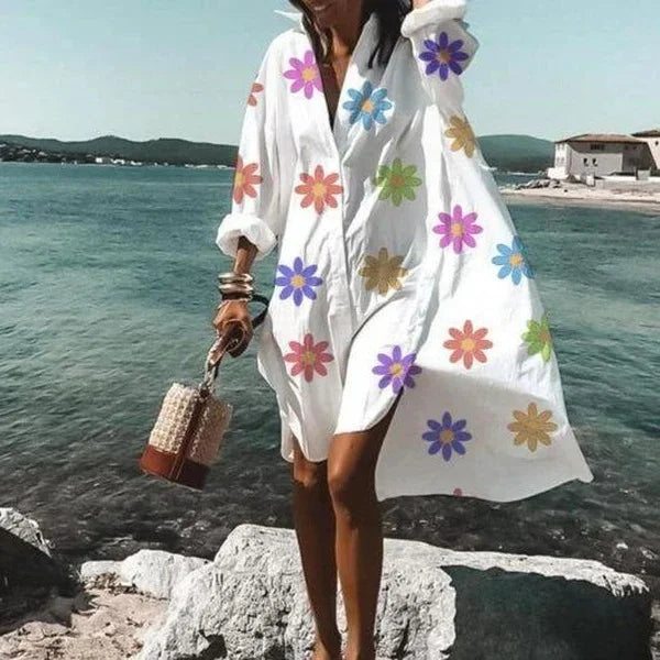 JOANNE - Robe chemise fluide et tendance