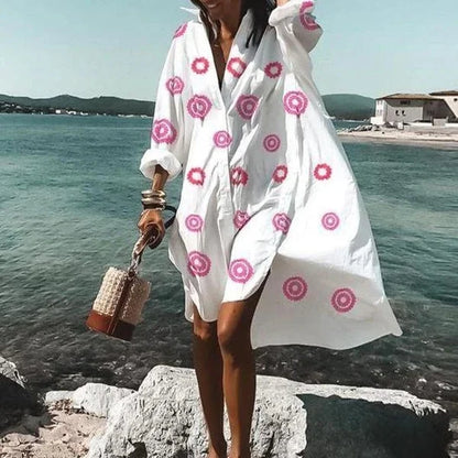 JOANNE - Robe chemise fluide et tendance