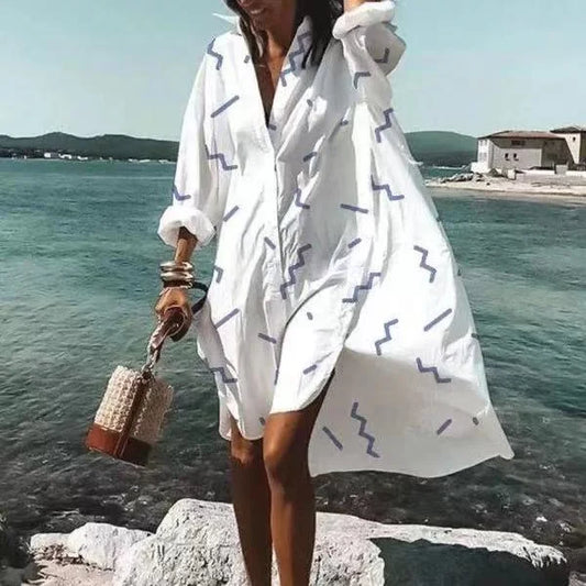JOANNE - Robe chemise fluide et tendance