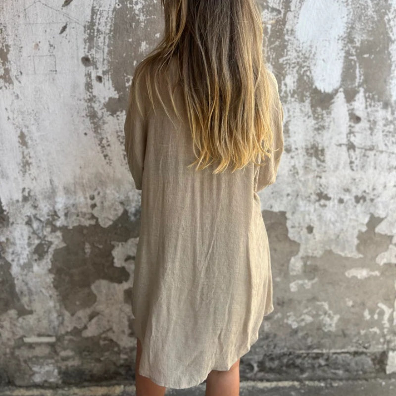 DONNA | Blouse élégante à manches longues et short