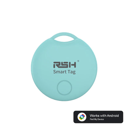 Rsh rastreador gps inteligente para etiqueta android, funciona com android, google, encontrar meu aplicativo, localizador de chave, etiqueta inteligente para xiaomi samsung