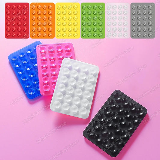 1Pc Sticky Phone Grip Silicone Suction Pad octobuddy Phone Accessories Mobile Silicone Suction Cup Rubber Suction Phone Holders