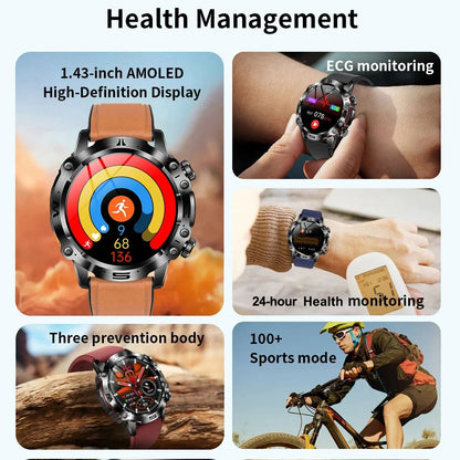 2025 New For Huawei Laser Therapy Blood Lipids Uric Acid Smart Watch Men ECG+PPG Precise Blood pressure Health Monitor Watches