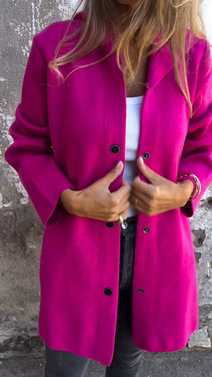 ADRIANA | CARDIGAN TRICOTÉ AVEC BOUTONS ET CAPUCHE