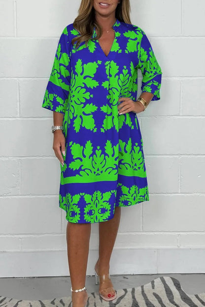 CELESTE Robe printanière rayonnante