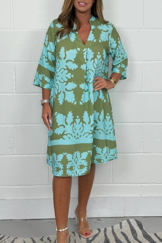 CELESTE Robe printanière rayonnante