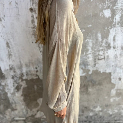 DONNA | Blouse élégante à manches longues et short